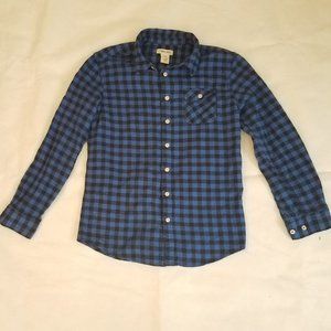 Vintage Cherokee blue & black flannel shirt